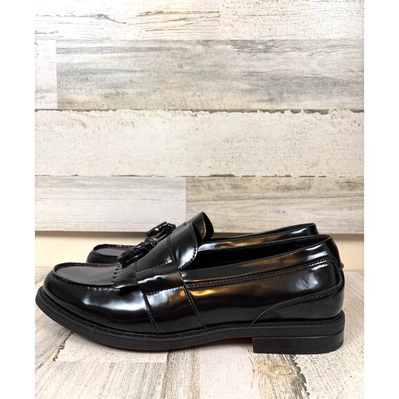 Nunn Bush Mens 11.5 Black Keaton Moc Toe Kiltie Tassel Dress Loafers NEW
